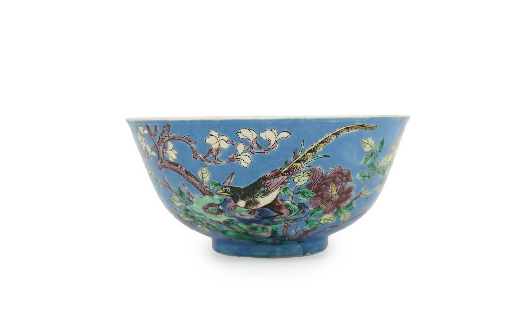 An unusual Chinese famille verte bowl, Guangxu mark, probably Republic Period